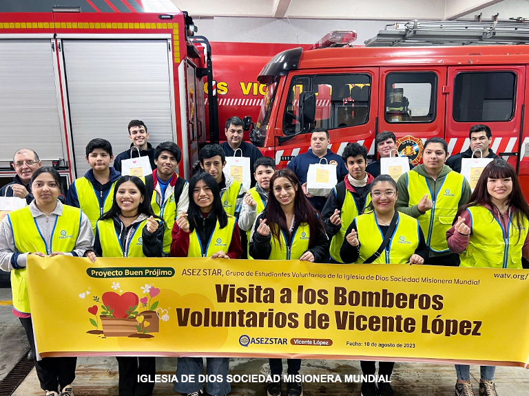 Visita a los Bomberos Voluntarios